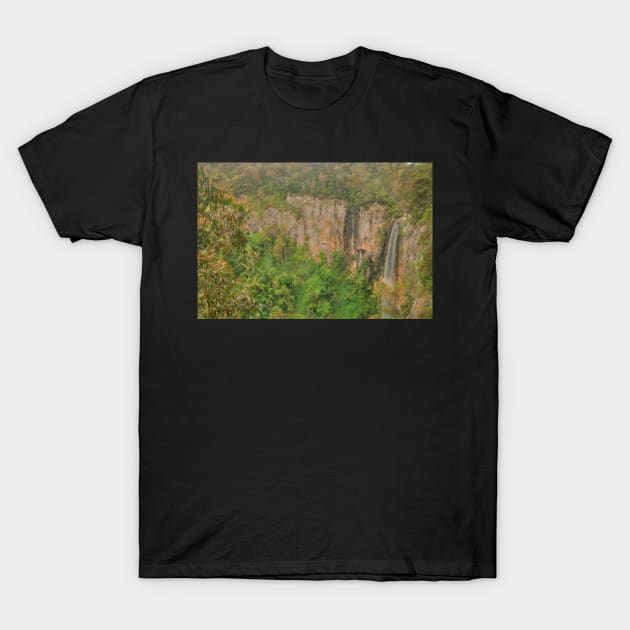 Purling Brook Falls .. wide view T-Shirt by Michaelm43